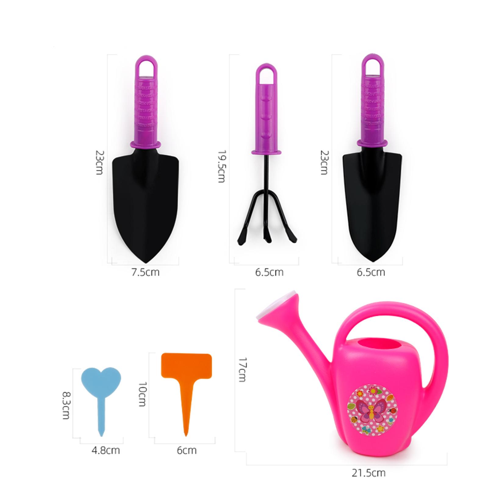 Gardening Tools For Toddlers - Kinder-Gartenwerkzeug-Set mit Tragetasche Aktivitäts-Set Pflanzenwerkzeuge Handwerkzeuge