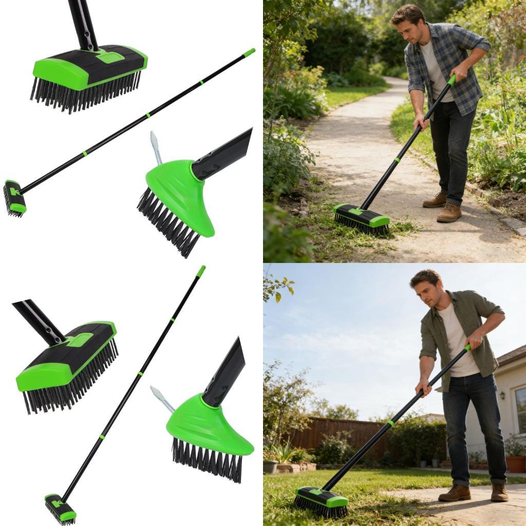 Gardening Tools Description - Unkrautbürste mit Karbonstahlborsten zur effizienten Beseitigung