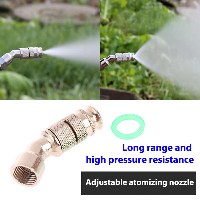 Gardening Tools Electric - Messing-Zerstäubungsdüse mit Einstellbarer Sprühweite für Garten,