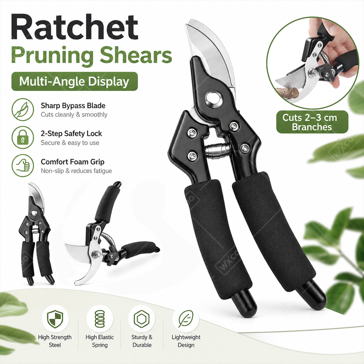 Gardening Tools To Cut Branches - Edelstahlschere für Blumenarrangements, Astschere für Obstbäume,