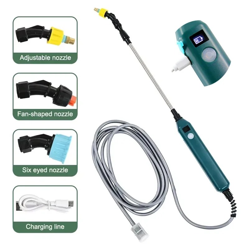 Gardening Tools Lowes - 2400mAh Elektrischer Gartensprüher Hochdruck Tragbares Gartenwerkzeug