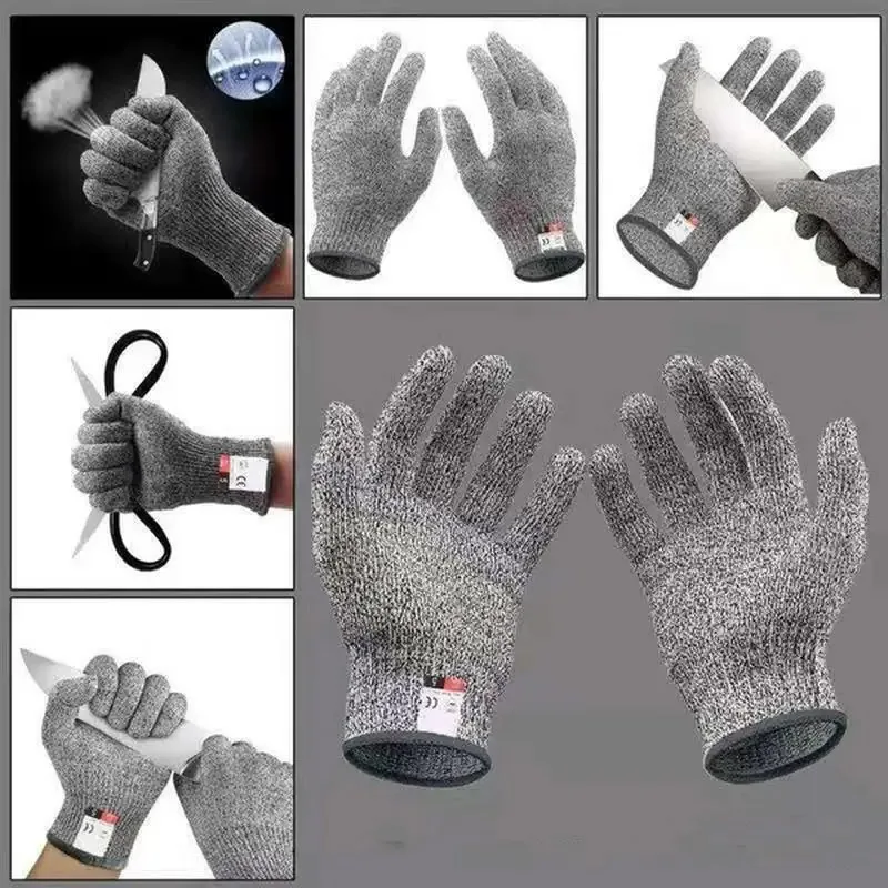 Garden Gloves Thorn Proof - HPPE-Anti-Schnitt-Handschuhe der Stufe 5, Küche, Garten,