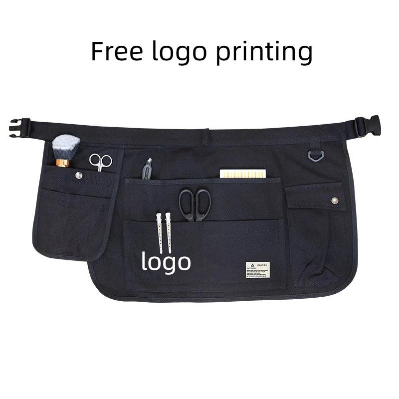 Gardening Tools Logo - Halbkörper-Schürze mit bedrucktem Logo, mehrere Taschen,