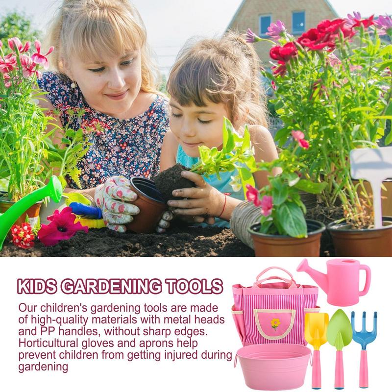 Gardening Tools For Toddlers - Kinder-Gartenwerkzeug-Set, 6 x Hinterhof, Bauernhof, Rasen,