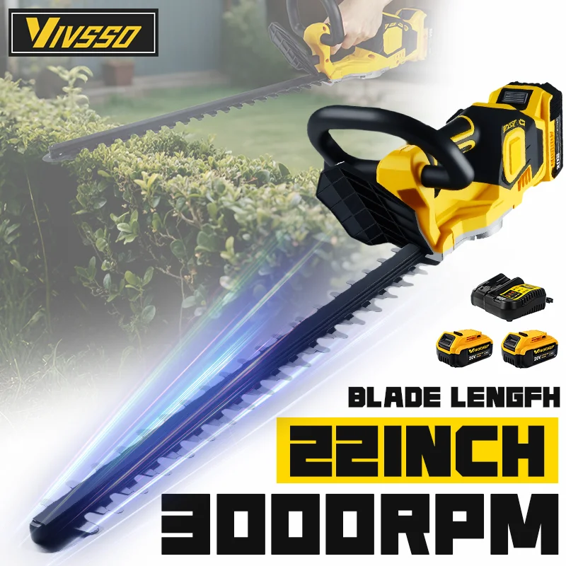 Gardening Tools Electric - VIVSSO Akku-elektrischer Heckenschere, Rasenmäher, Haushaltsstrauch, Jäten,