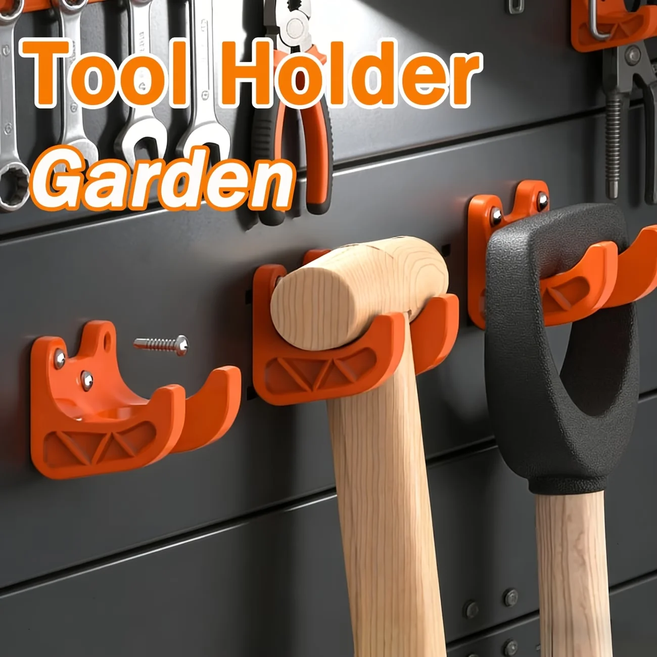 Gardening Tools Screwfix - Neuer Gartengerätehalter, 35 mm Durchmesser Besen-/Schaufel-/Rechenhaken
