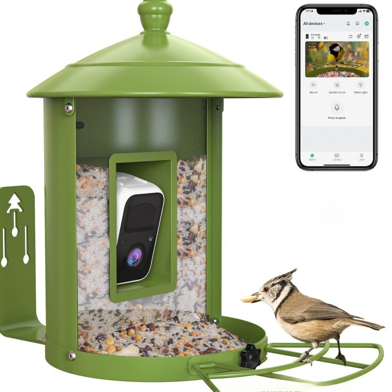 Gardening Tools Definition - KI-intelligenter Vogelfutterspender mit Kamera für den