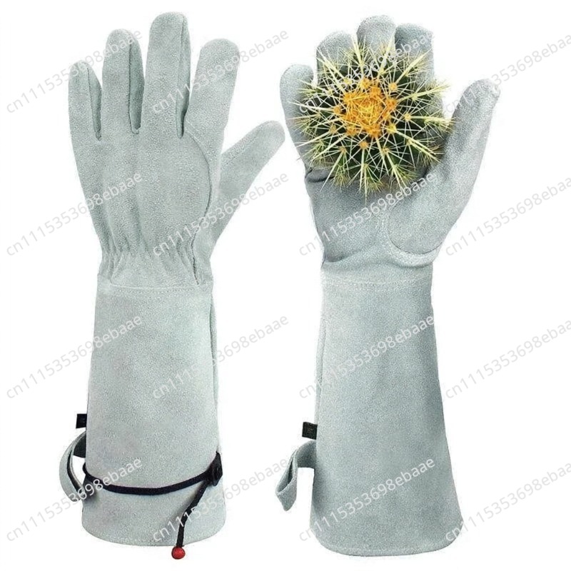 Garden Gloves Thorn Proof - Lange Gartenhandschuhe aus Rindsleder, dornensichere Schutzhandschuhe