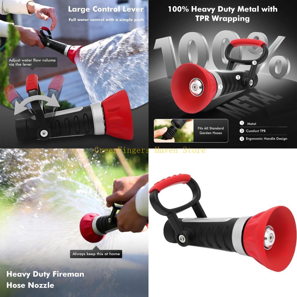 Gardena Hose Comfort - F68D Professionelle Bewässerungsdüse Feuerwehrmann-Stil mit einstellbarem