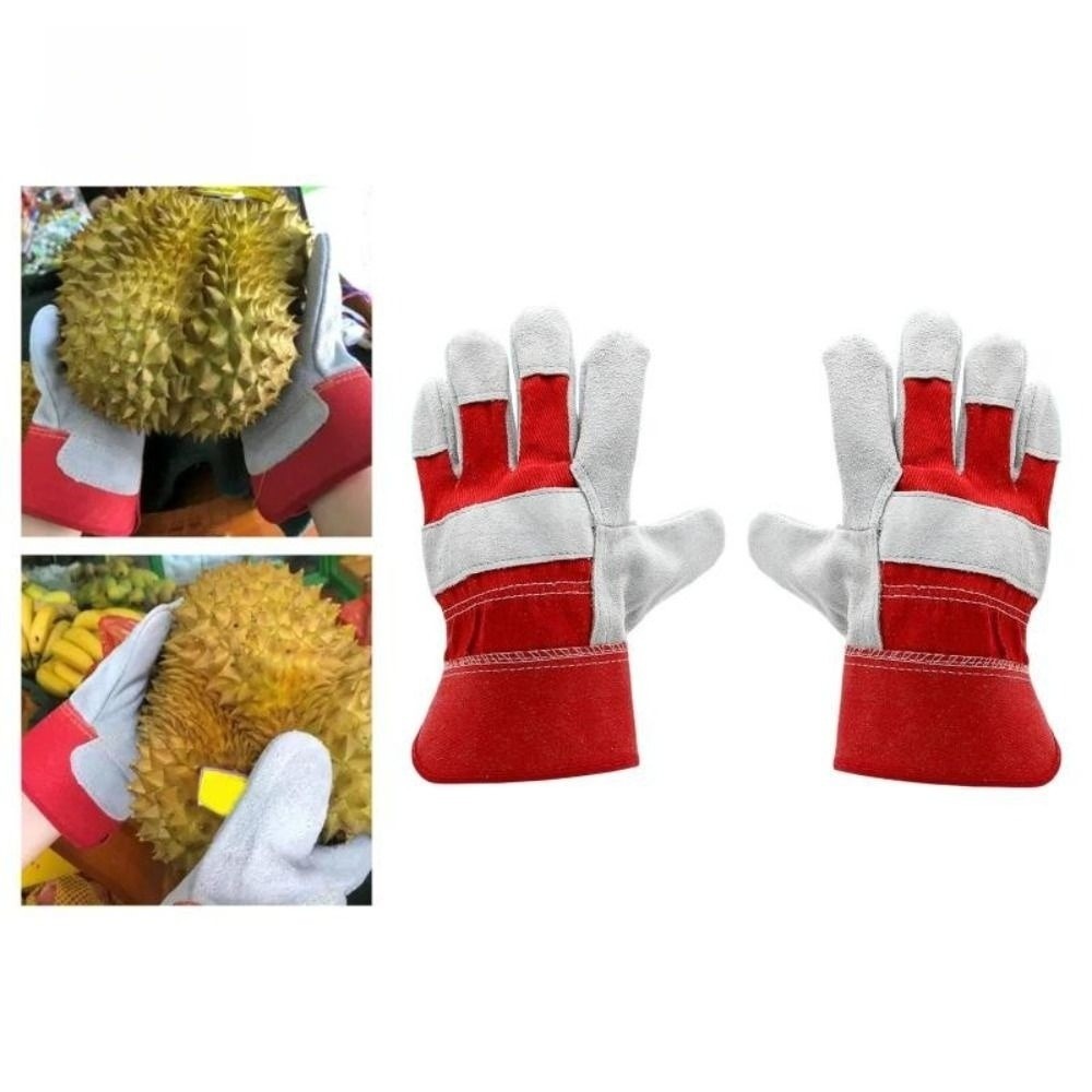 Garden Gloves Thorn Proof - Gartenhandschuhe aus Rindsleder, hitzebeständige Sicherheits-Schweißhandschuhe, dornensichere,