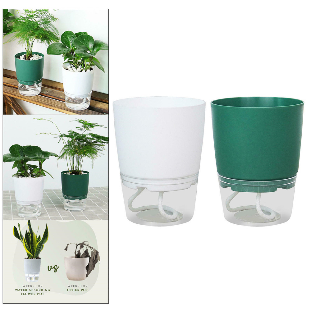 Automatic Plant Waterer - Lazy Hydroponic Blumentopf, automatischer wasserabsorbierender Blumentopf,