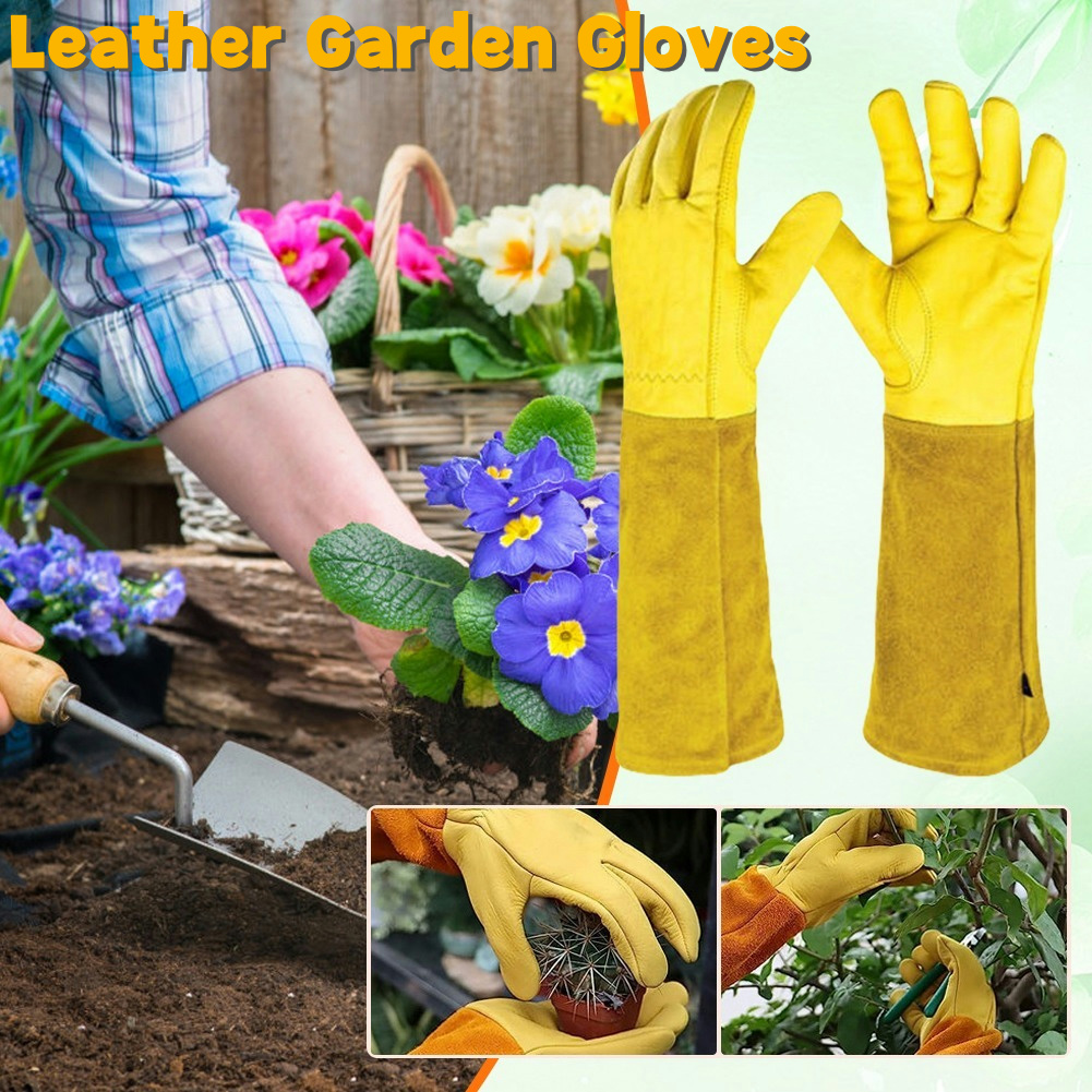 Garden Gloves Thorn Proof - 1 Paar lange, dornensichere Gartenhandschuhe, atmungsaktive