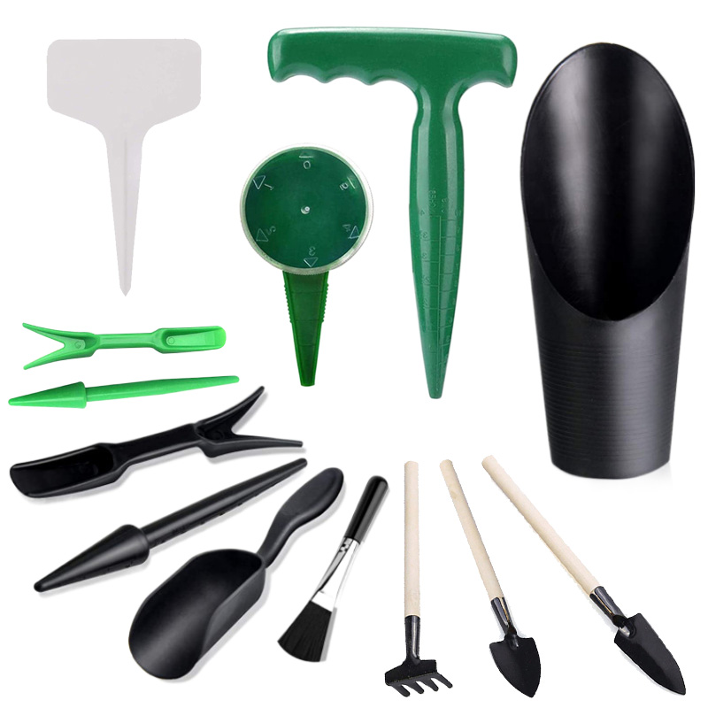 Gardening Tools Equipment - Mini-Gartenwerkzeug-Set, Etikettenbrett, Kunststoff, Gartenpflanzen, Haushalt, Sukkulenten,