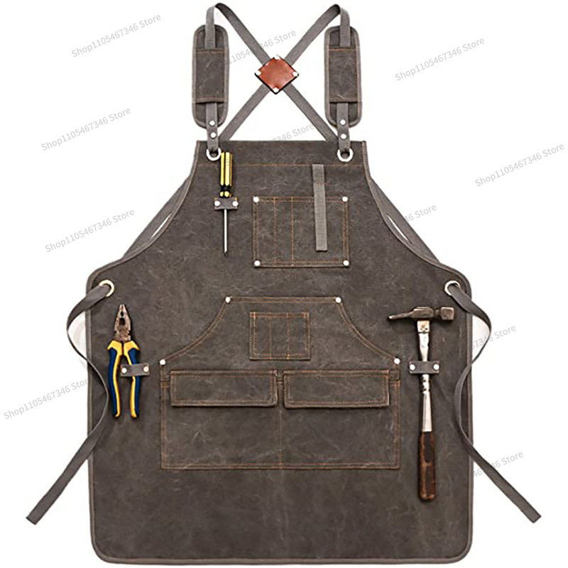 Verstärkte Leinenschürze mit I – Gardening Tools Logo Bewertung und Preis