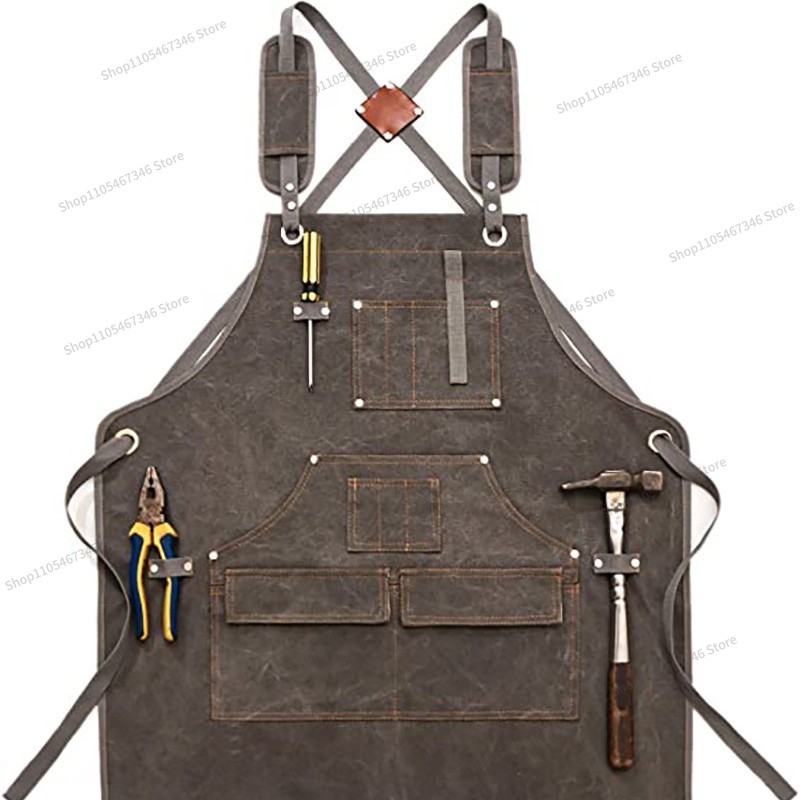 Verstärkte Leinenschürze mit I – Gardening Tools Logo Bewertung und Preis