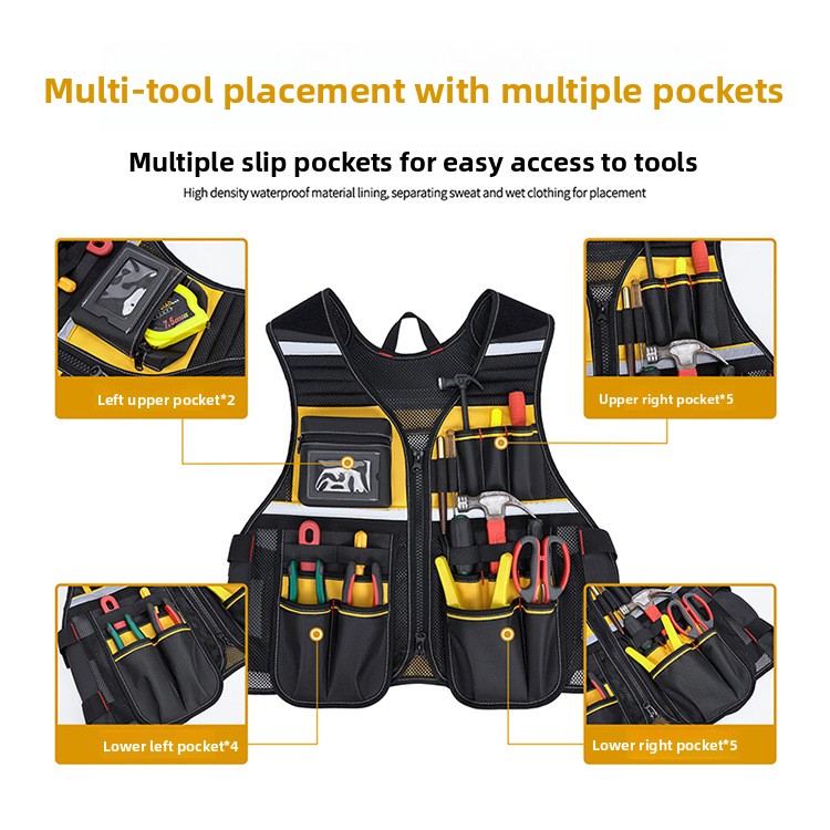 Werkzeugweste mit individuelle – Gardening Tools Logo Bewertung und Preis