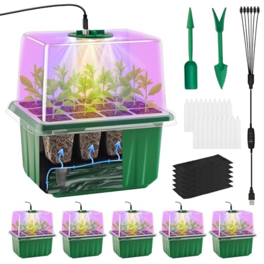 Anzuchtschale mit Beleuchtung, – Seed Starter Trays Bewertung und Preis