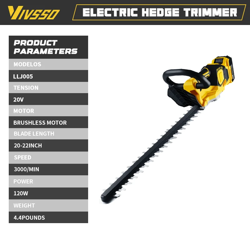VIVSSO Akku-elektrischer Hecke – Gardening Tools Electric Bewertung und Preis