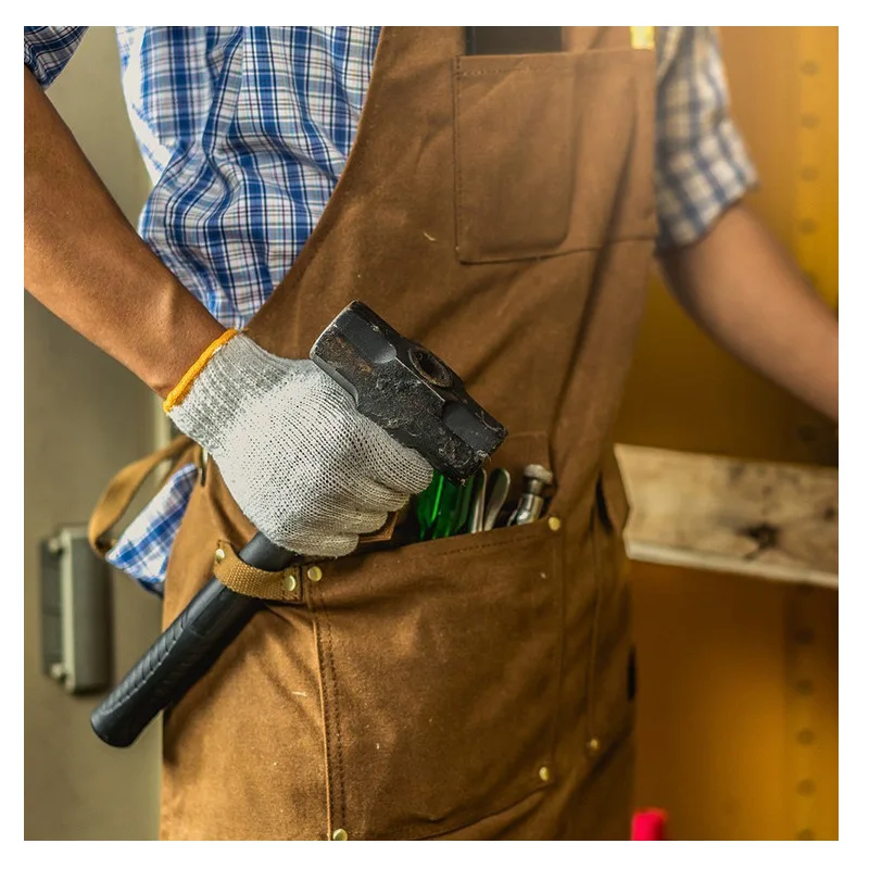 Verdickte Canvas-Schürze, wass – Gardening Tools Logo Bewertung und Preis
