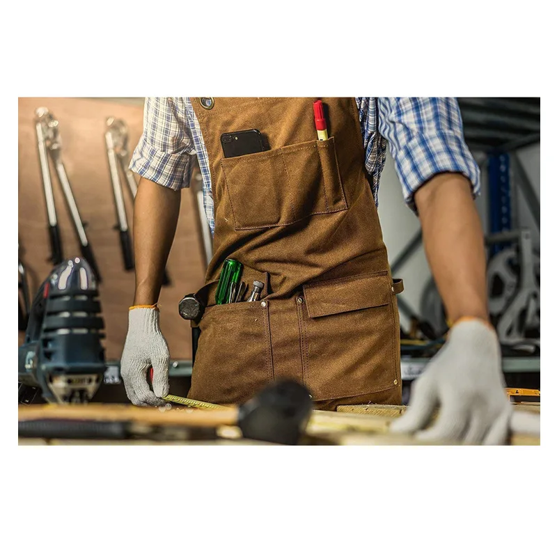 Verdickte Canvas-Schürze, wass – Gardening Tools Logo Bewertung und Preis