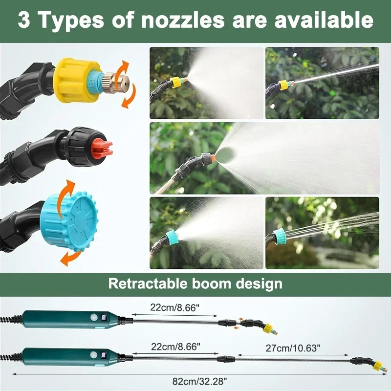 Tragbarer 2400mAh Hochdruck-El – Gardening Tools Lowes Bewertung und Preis