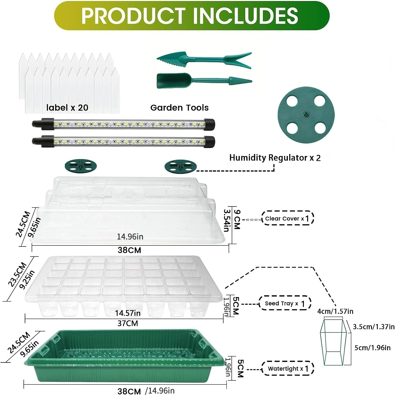 Anzuchtschale mit Wachstumsbel – Seed Starter Trays Bewertung und Preis