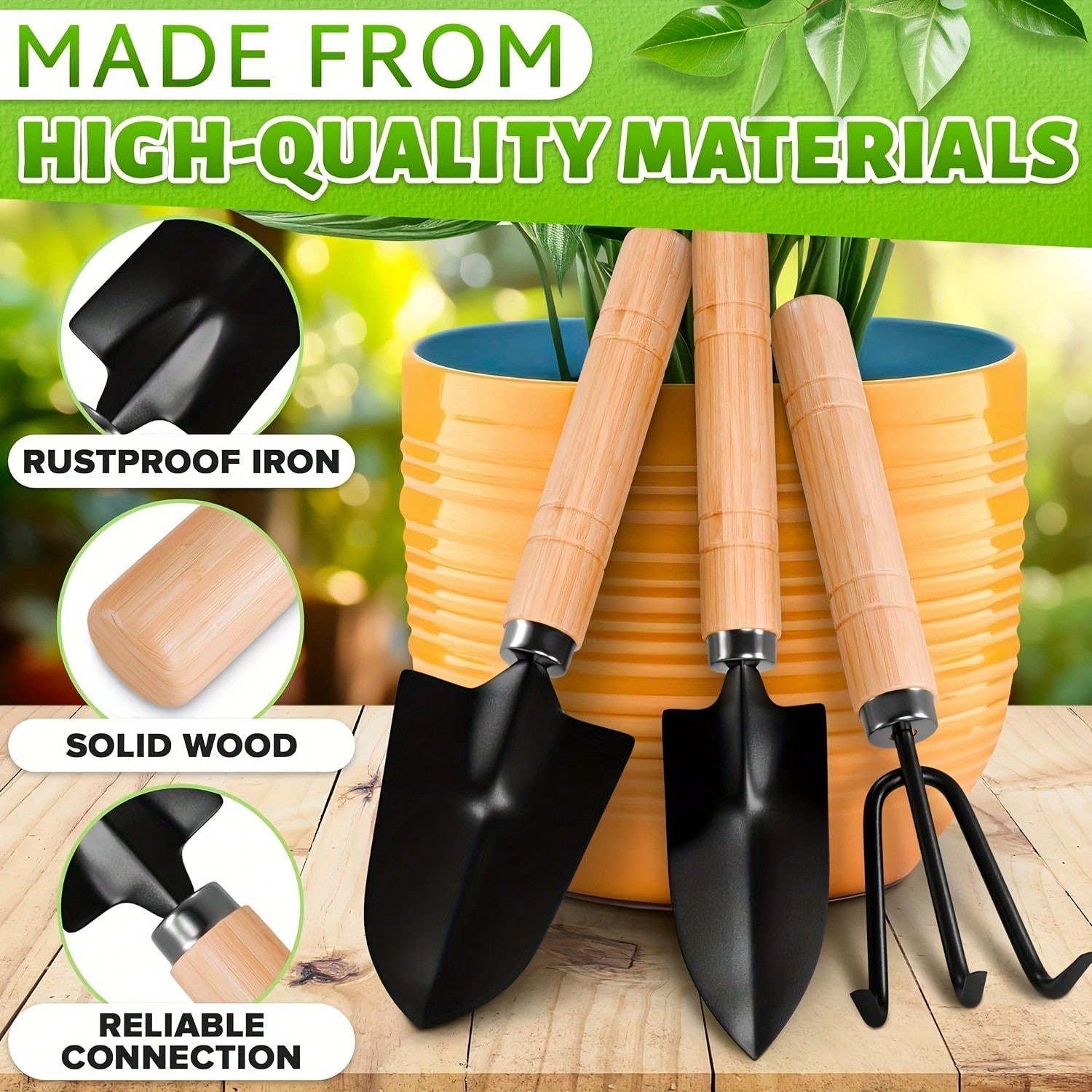 3PC/1Set Mini Gartengeräte Set – Gardening Tools Hoe Bewertung und Preis