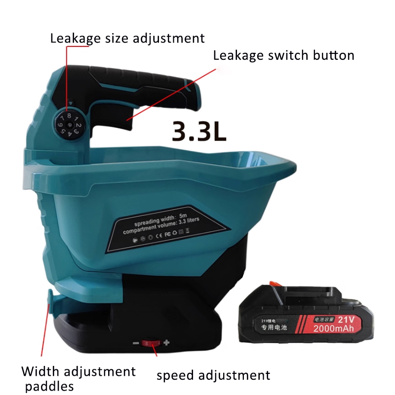 3,3L Automatischer Düngerstreu – Gardening Tools Electric Bewertung und Preis