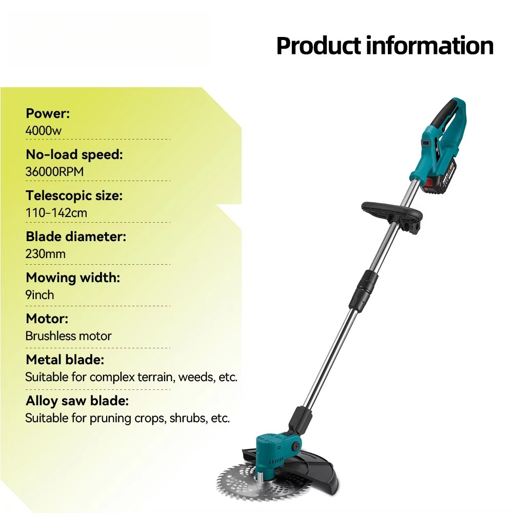 4000W Elektrischer Rasenmäher  – Gardening Tools Electric Bewertung und Preis