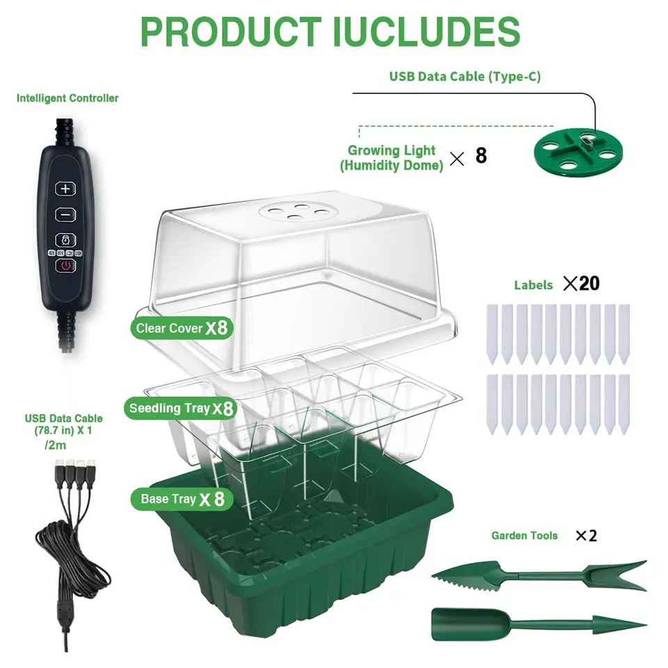 KEBINCPLED Vollspektrum USB 5V – Seed Starter Trays Bewertung und Preis