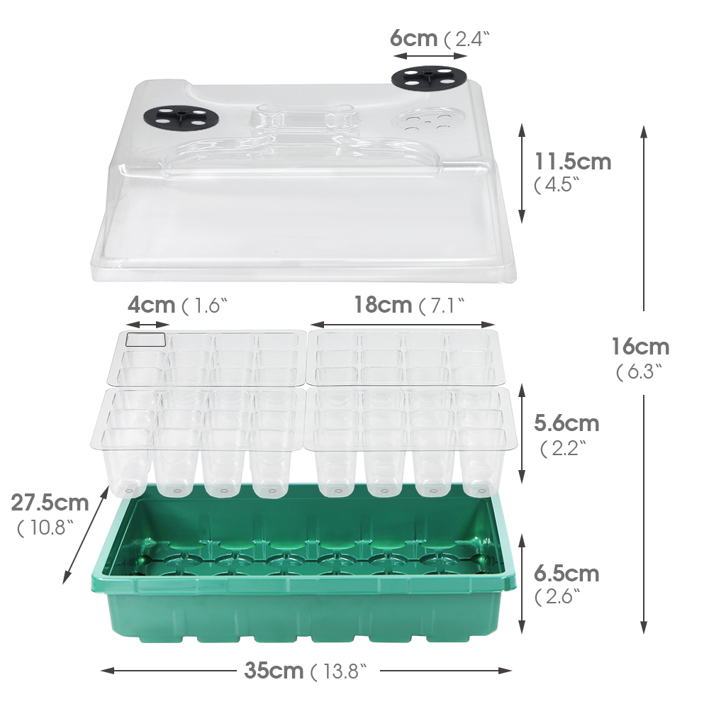 Warme Sämlinge Box Heizmatten  – Seed Starter Trays Bewertung und Preis