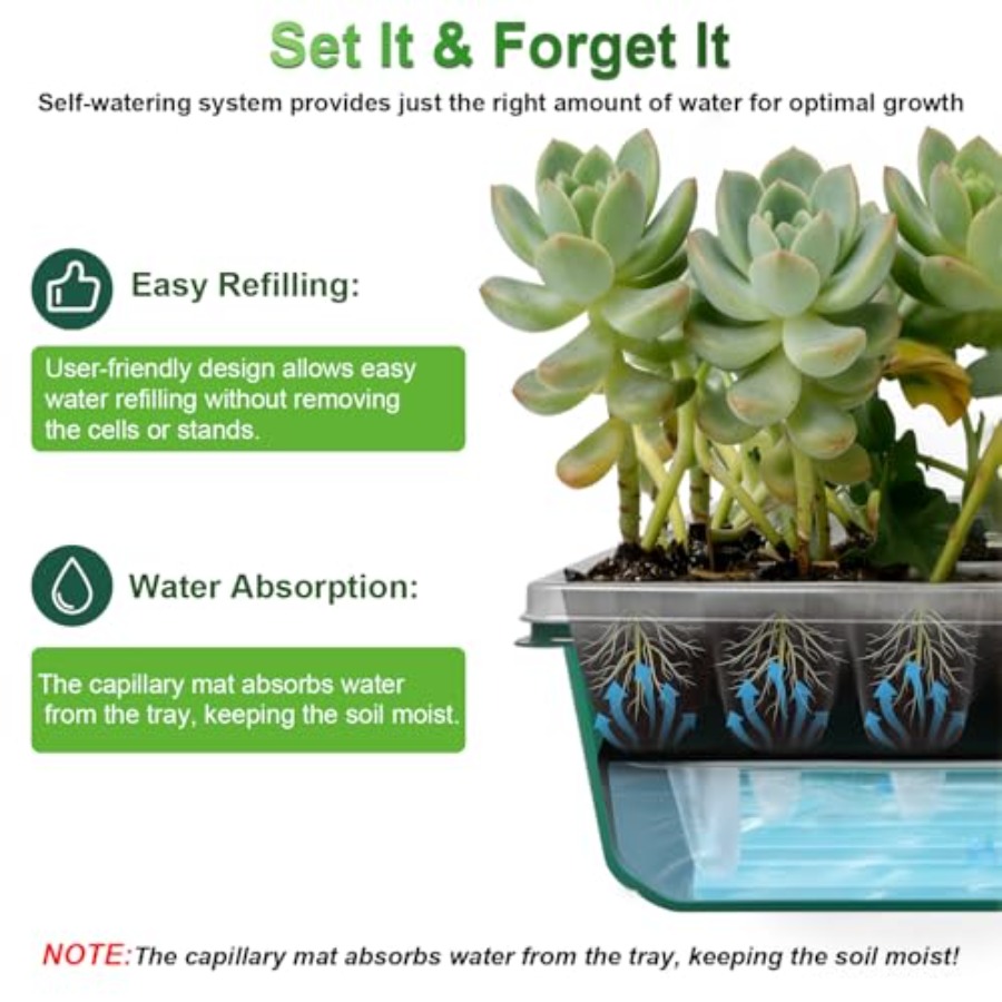 Anzuchtschale mit Wachstumsbel – Seed Starter Trays Bewertung und Preis