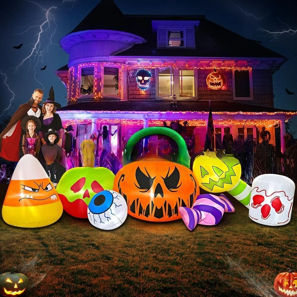 Halloween aufblasbarer Kürbis- – Gardening Tools Cartoon Bewertung und Preis