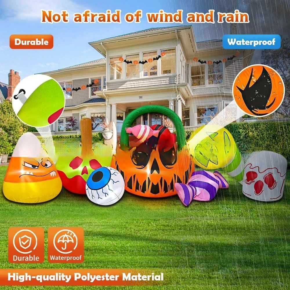 Halloween aufblasbarer Kürbis- – Gardening Tools Cartoon Bewertung und Preis