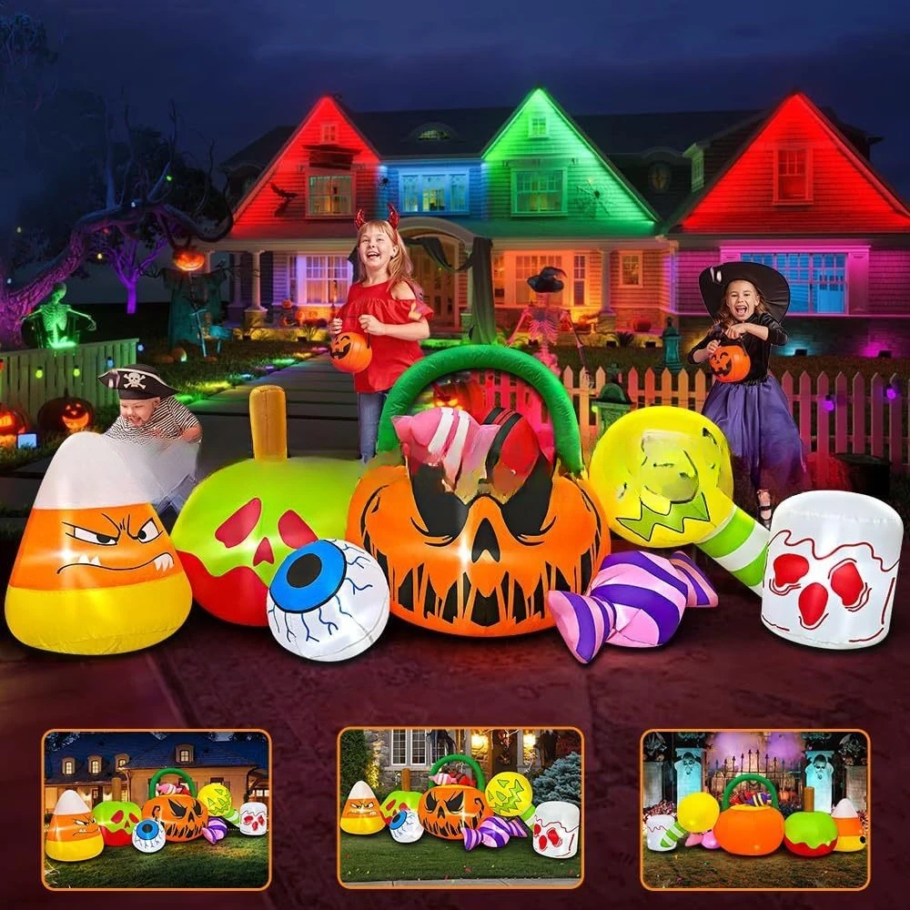 Halloween aufblasbarer Kürbis- – Gardening Tools Cartoon Bewertung und Preis