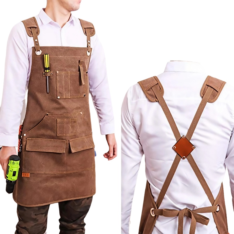 Robuste Leinenschürze mit Indi – Gardening Tools Logo Bewertung und Preis