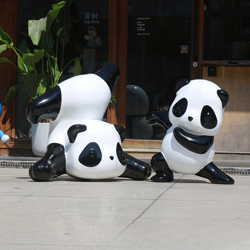 Simulierte Panda-Skulptur, gro – Gardening Tools Cartoon Bewertung und Preis