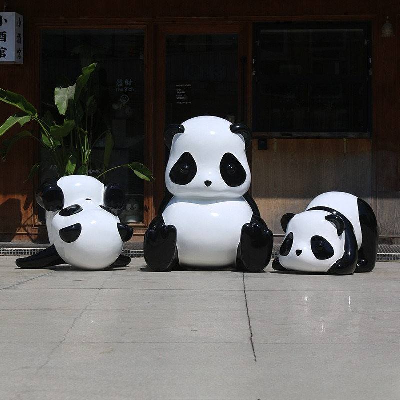 Simulierte Panda-Skulptur, gro – Gardening Tools Cartoon Bewertung und Preis