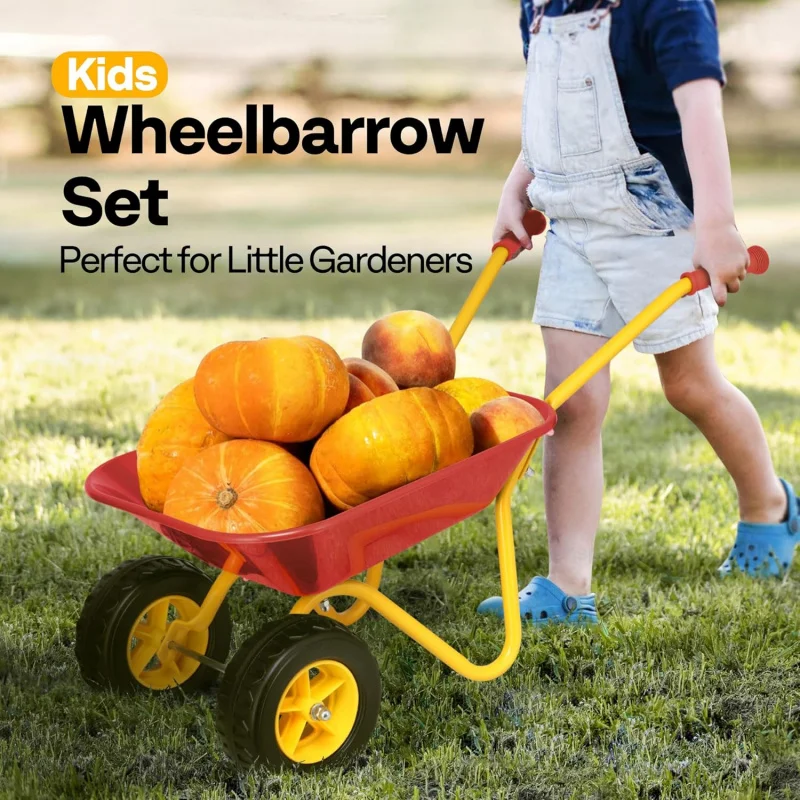 Kinder-Schubkarre mit Gartenwe – Gardening Tools For Toddlers Bewertung und Preis