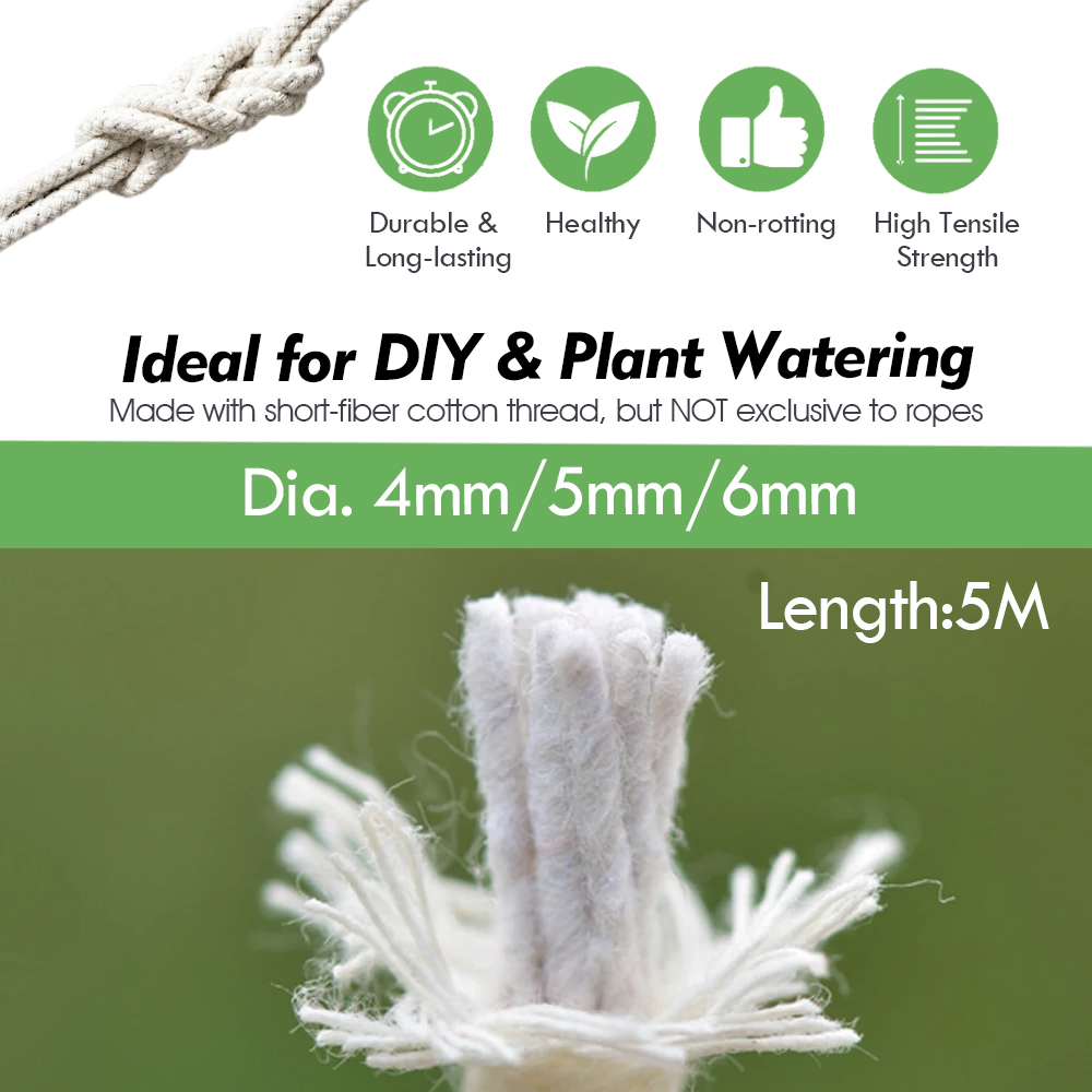 /6mm selbst bewässernde Baumwo – Automatic Plant Waterer Bewertung und Preis