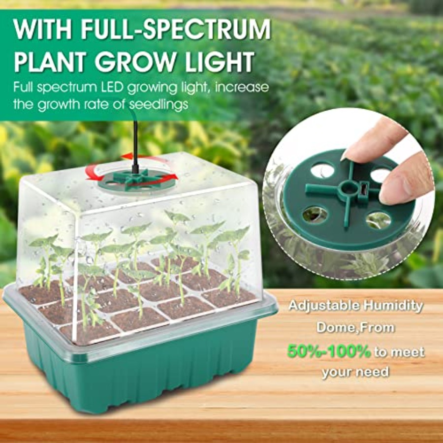 Anzuchtschale mit Licht, 6-tei – Seed Starter Trays Bewertung und Preis