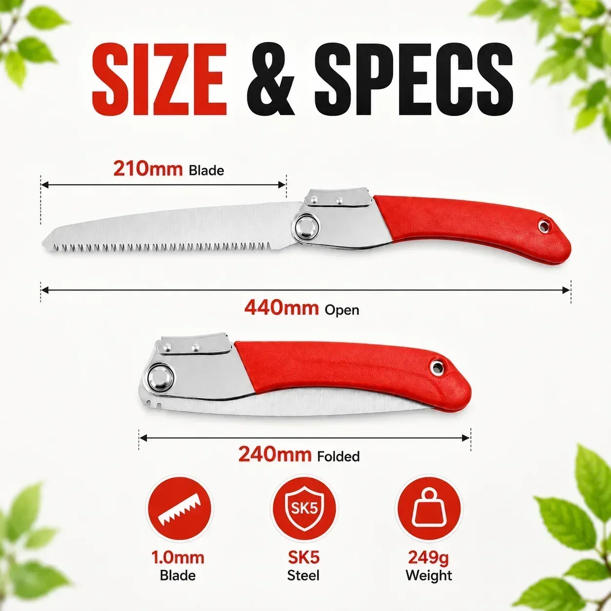 Klappbare Baumsäge 210mm SK5 S – Gardening Tools To Cut Branches Bewertung und Preis